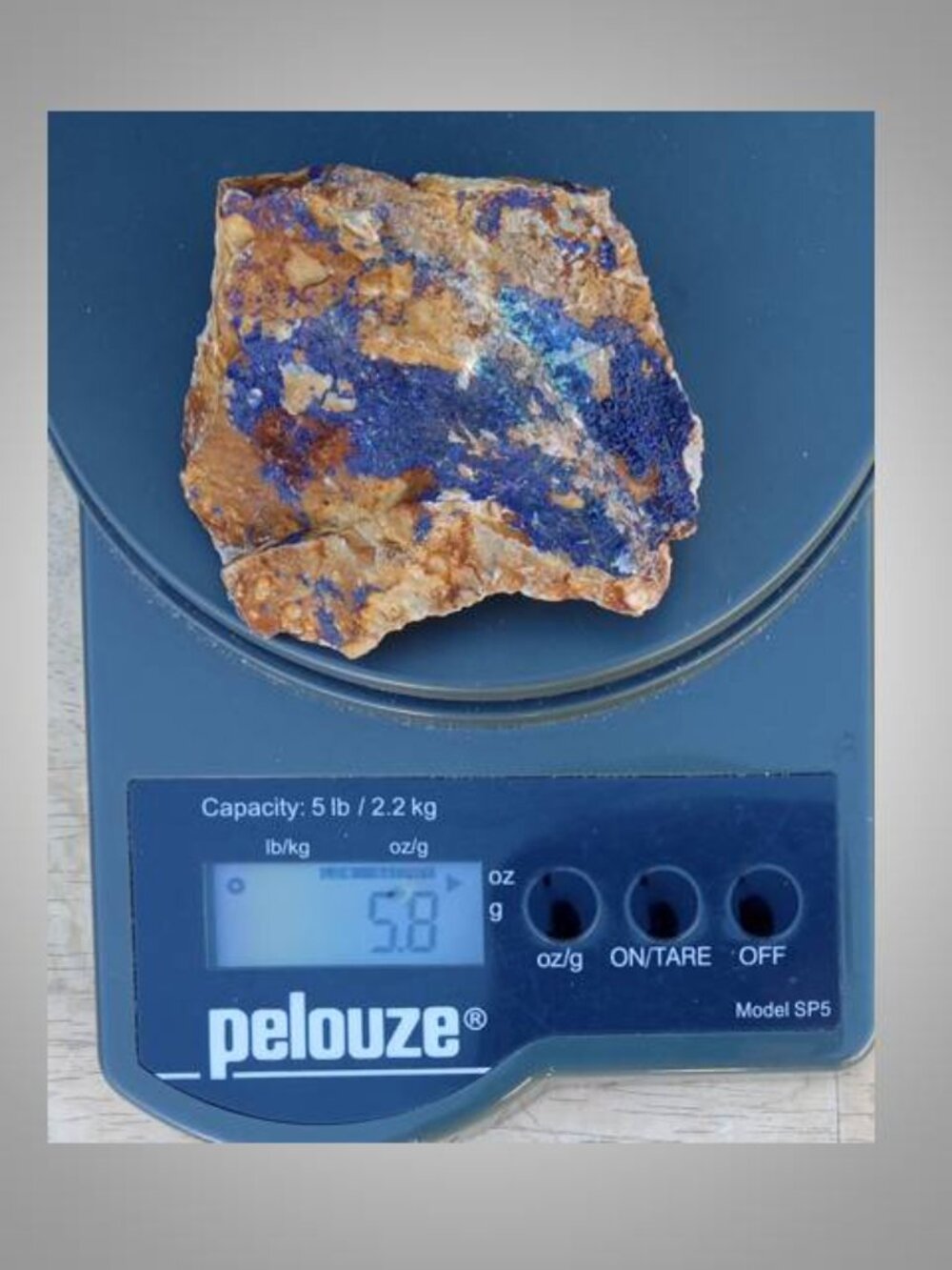 AZURITE crystal stone mineral rock 07 COMMUNICATION focus CHAKRA - Picture 4 of 4